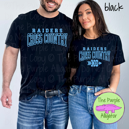 Raiders Cross Country 1 - Custom Cross Country Spirit Wear Mascot Apparel 0626 TPA