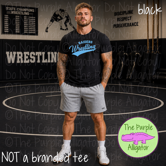 Raiders Wrestling 12 – Classic Swash Custom Wrestling Spirit Wear Mascot Apparel 1026 TPA