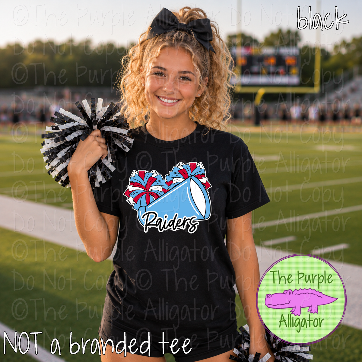 Raiders Spirit Shout – Custom Cheer Spirit Wear Mascot Apparel 0926 TPA