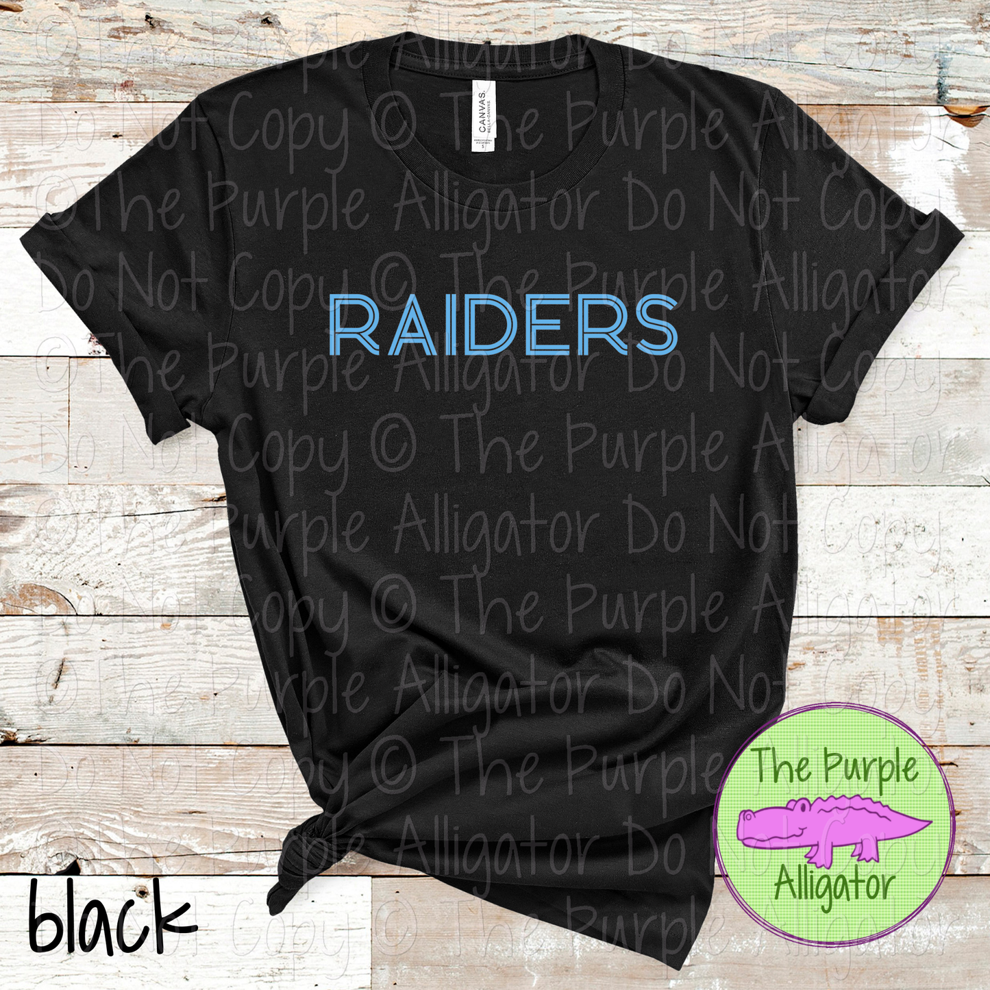 Raiders Dualline Classic – The Retro Line Series Vintage Double Line Lettering Custom Spirit Wear 0426 TPA