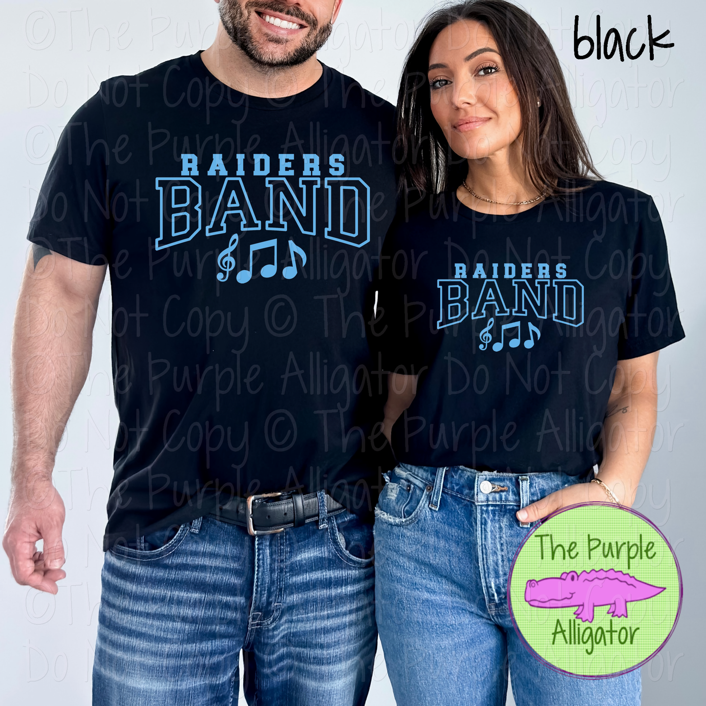 Raiders Band 34 - Custom Band Spirit Wear Mascot Apparel 0626 TPA