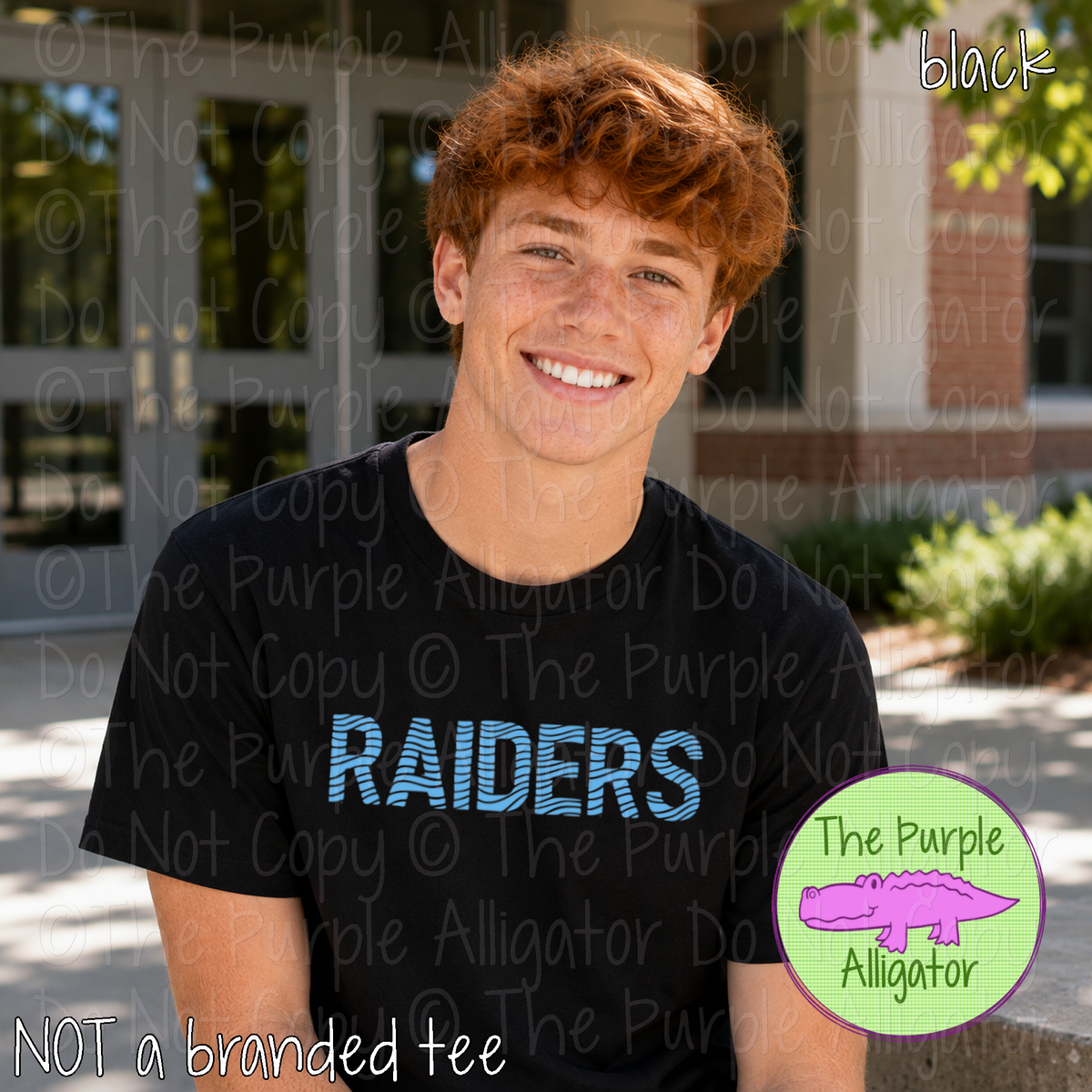 Raiders Ripple Effect – Custom School & Mascot Spirit Wear 1026 TPA