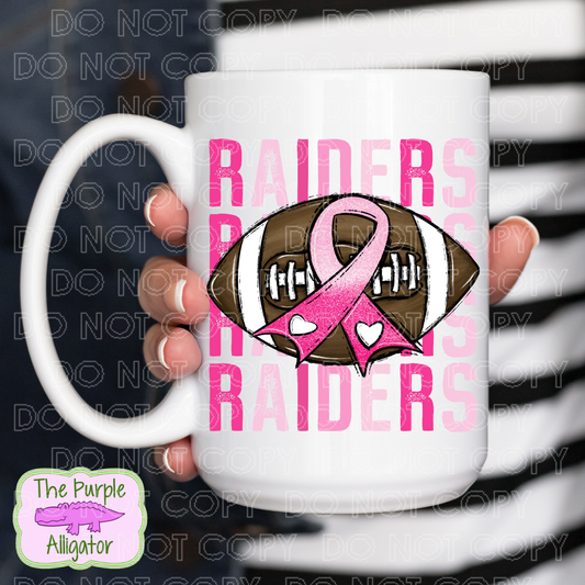 Raiders BCA Football (TPA) 15oz Ceramic Mug