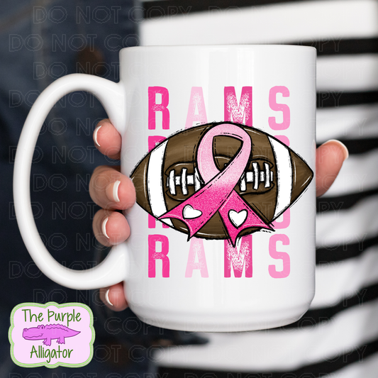 Rams BCA Football (TPA) 15oz Ceramic Mug