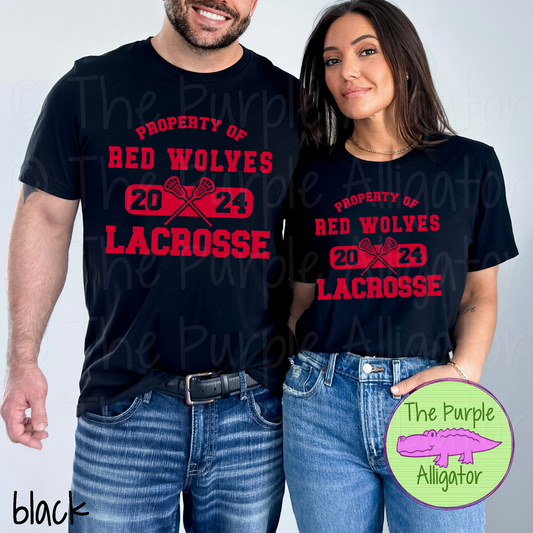 Red Wolves Lacrosse Red SC0013 (d2f TPA)