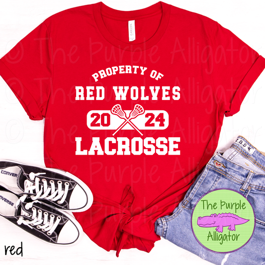 Red Wolves Lacrosse White SC0013 (d2f TPA)