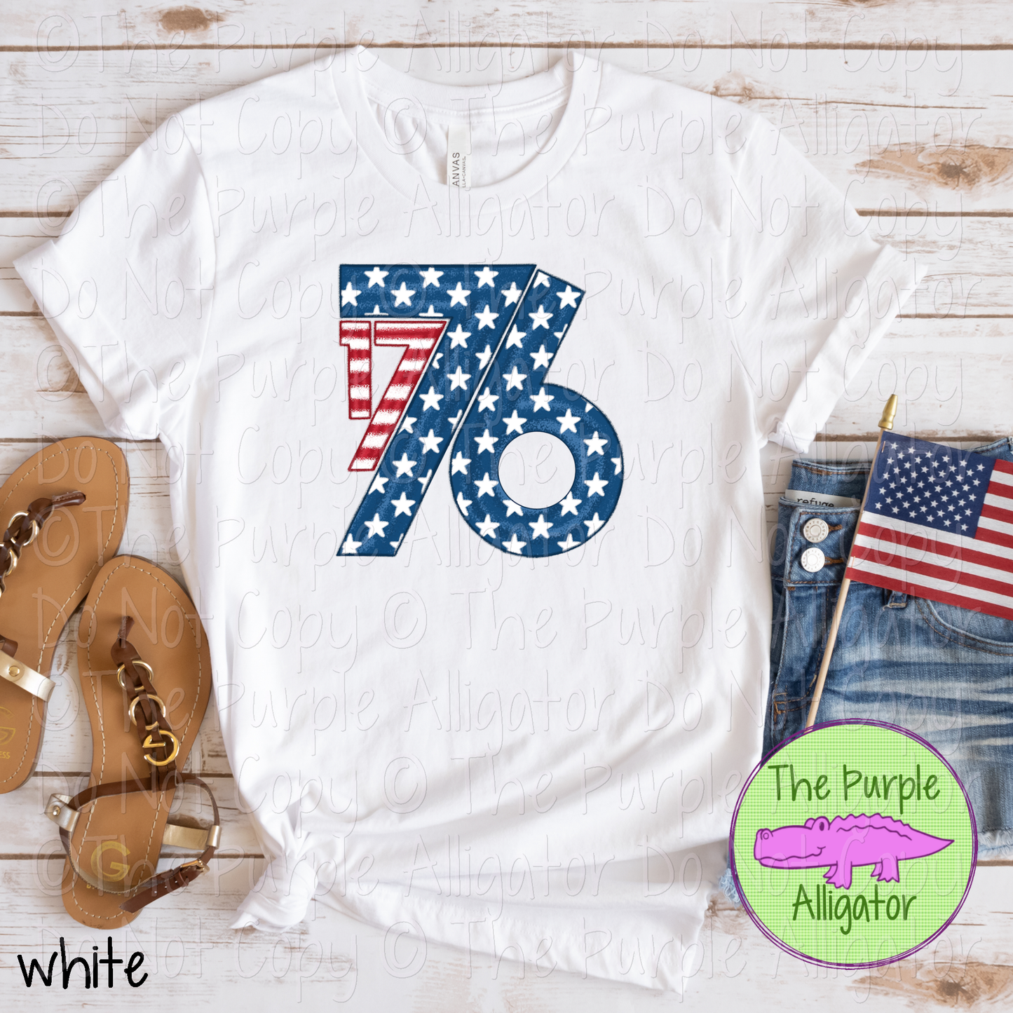 Retro 1776 Stripes & Stars 0425 (d2f TRA)
