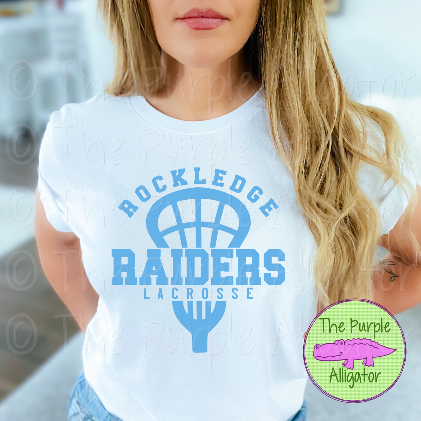 Rockledge Raiders Lacrosse SC20 Mascot School Spirit - CHOOSE YOUR DESIGN COLOR (d2f TPA)