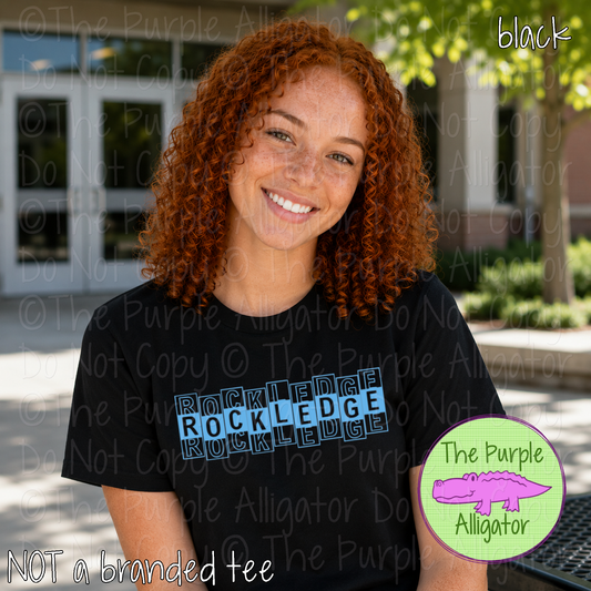 Rockledge Side Step - The Stacked Series – Custom Spirit Wear School & Mascot Apparel 0926 TPA