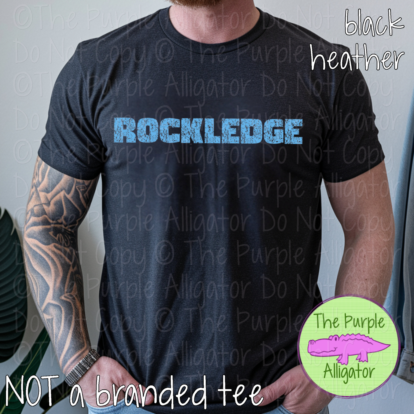 Rockledge Hardline The Grunge Series Distressed Block Athletic Spirit Wear 0326 TPA