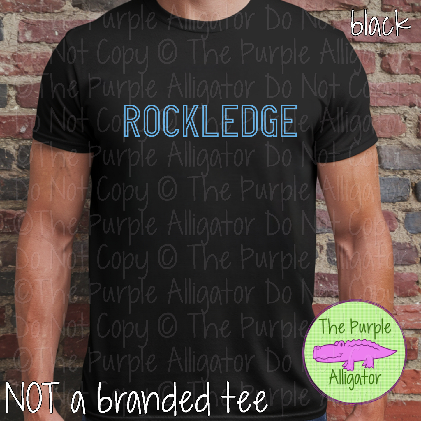 Rockledge Iron Line - The Outline Series | Outline Spirit Wear Shirt - Bold Modern Block Design 0226 TPA