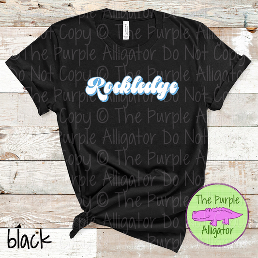 Rockledge B-Retro | Custom Retro School Spirit Wear for Students, Staff & Fans - CHOOSE YOUR DESIGN COLORS 0725 (d2f TPA)