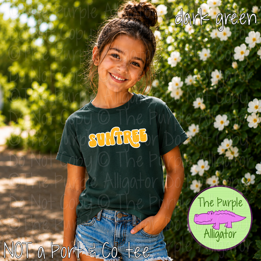 Suntree Retro Swash – Custom School Spirit Wear Mascot Apparel 0424 TPA