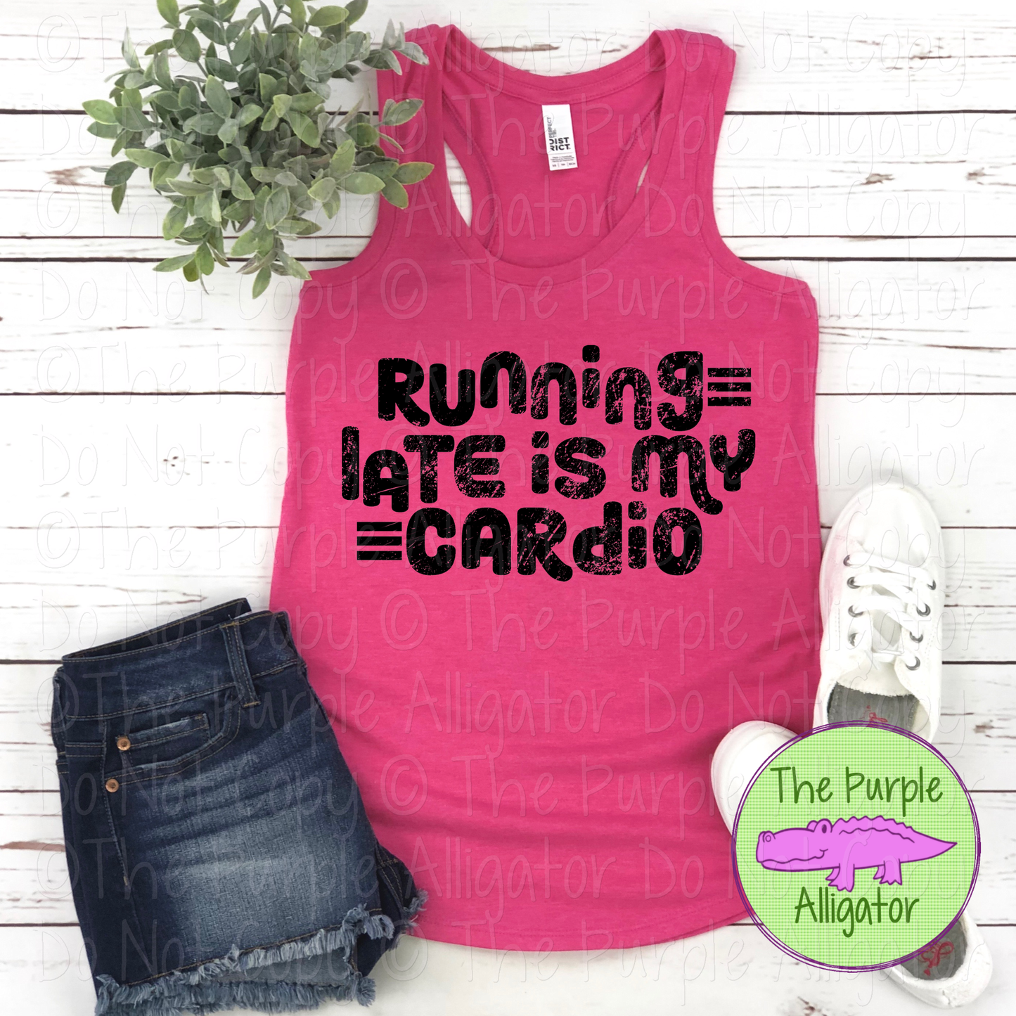 Running Late Is My Cardio Workout Apparel Funny Gym Shirt Fitness Humor Anti Cardio 1224 HMD
