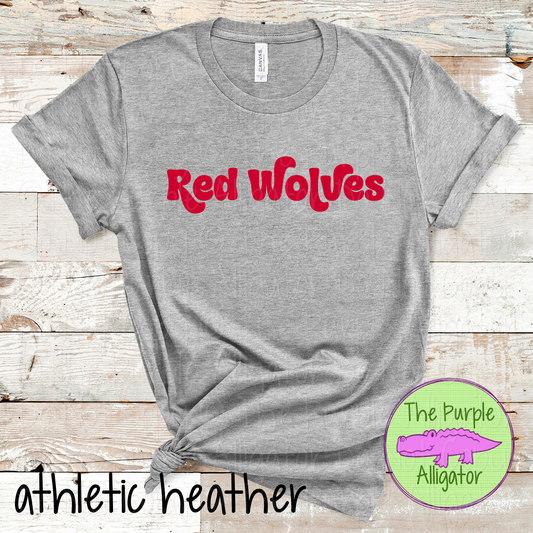 Red Wolves Groove – Custom Spirit Wear School & Mascot Apparel 0926 TPA
