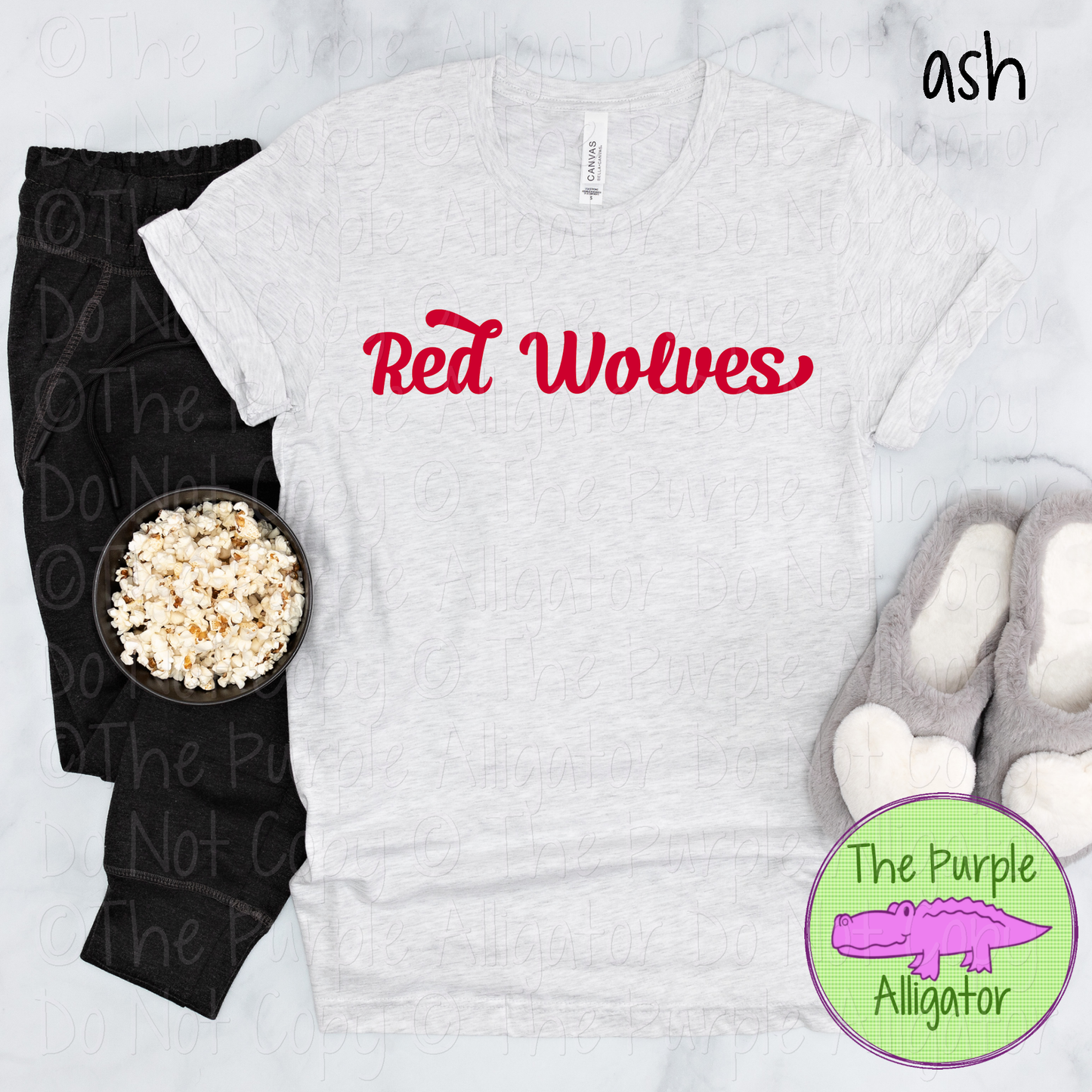 Red Wolves Drive - The Signature Series | Bold Swash Script Spirit Wear 0226 TPA