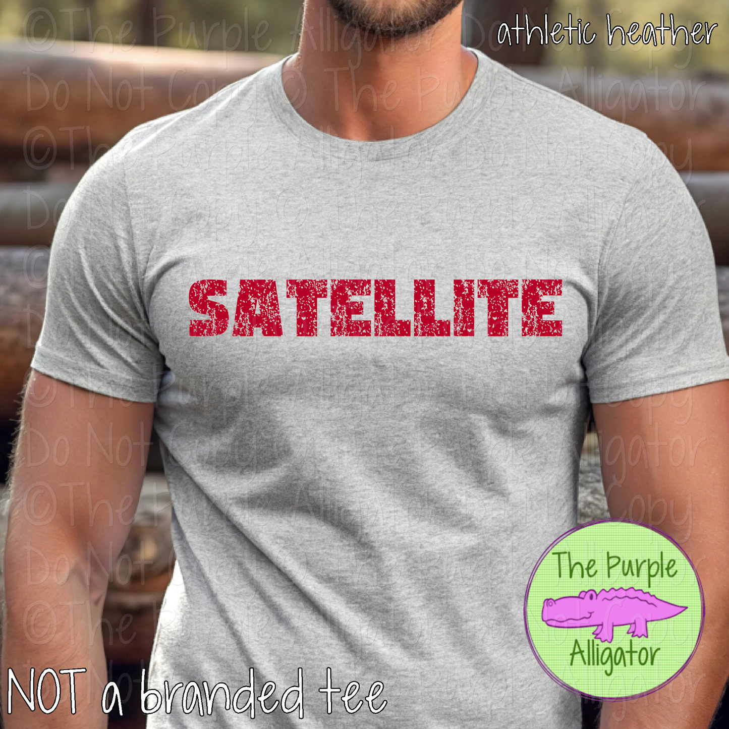 Satellite Hardline The Grunge Series Distressed Block Athletic Spirit Wear 0326 TPA