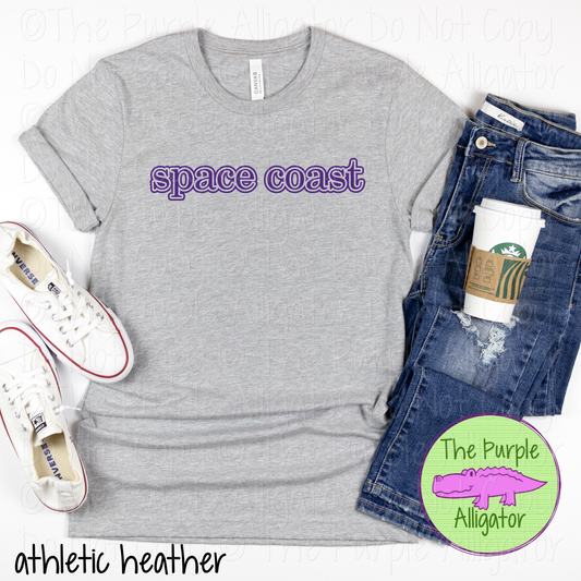 Space Coast Legacy Outline - The Classic Series - Custom School & Mascot Spirit Wear Apparel 0626 TPA