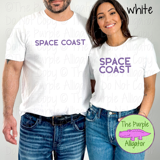 Space Coast Dualline Classic – The Retro Line Series Vintage Double Line Lettering Custom Spirit Wear 0426 TPA