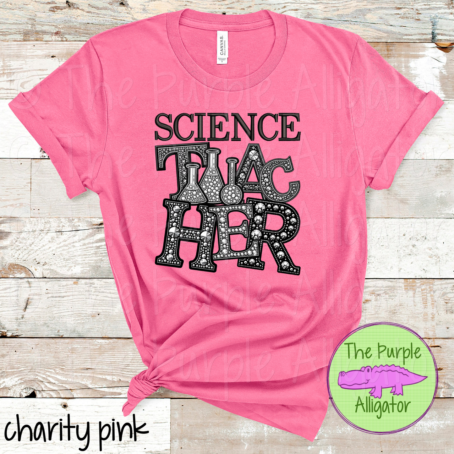 Science Teacher Faux Rhinestones (d2f TED)