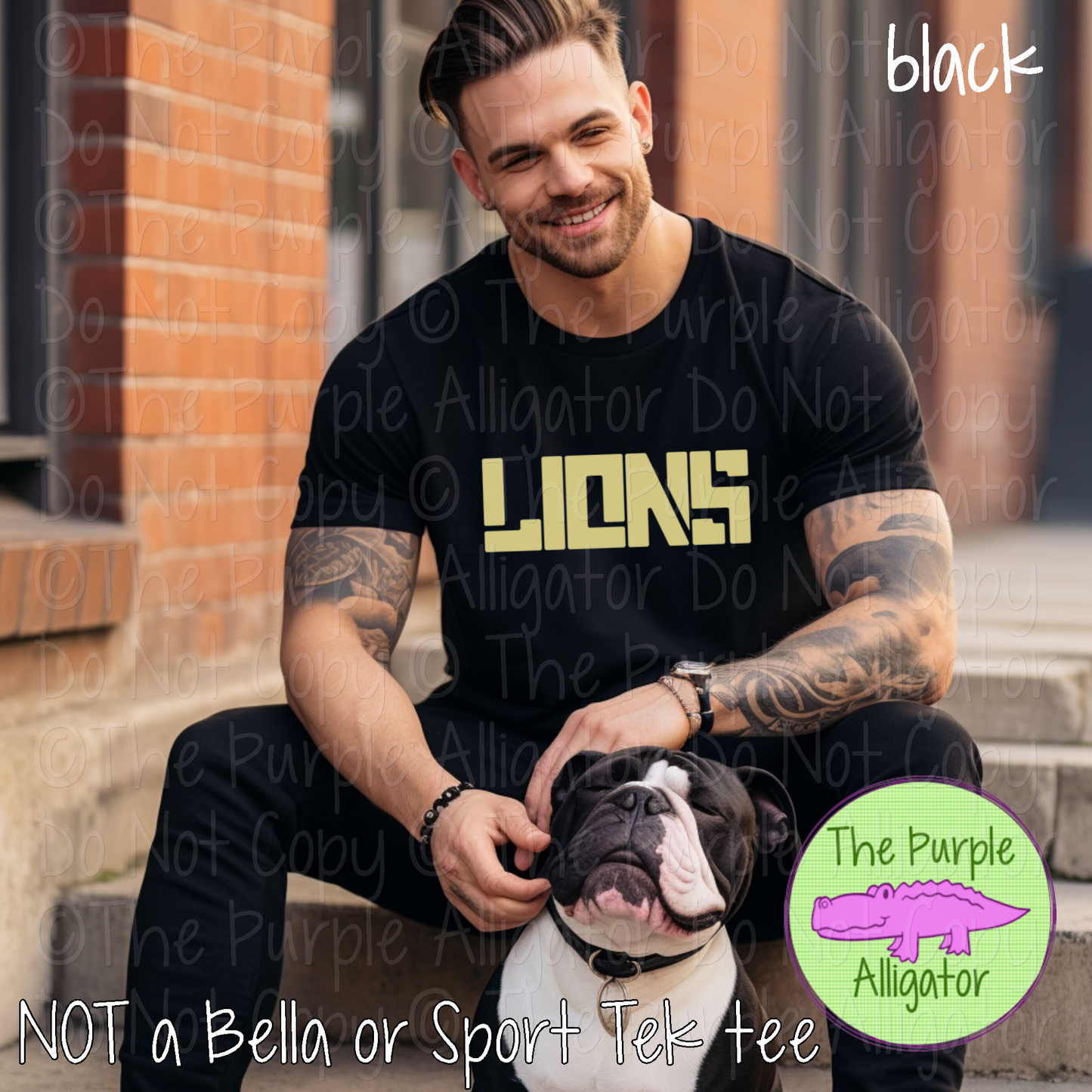 Lions Strike Command - The Command Series | Custom Spirit Wear Tee 0226 TPA