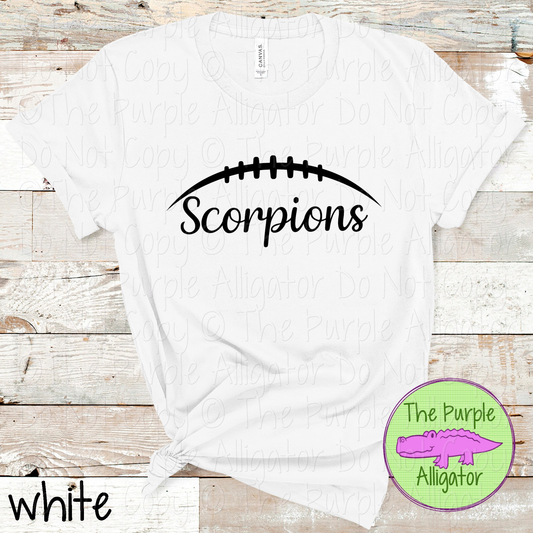Scorpions Football | Custom School Spiritwear | Game Day Football Fan Apparel - CHOOSE YOUR DESIGN COLOR 0824 (d2f AMD)