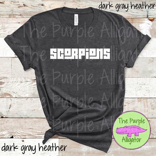 Scorpions Po-Blo Mascot School Spirit - CHOOSE YOUR TEXT COLOR (d2f TPA)