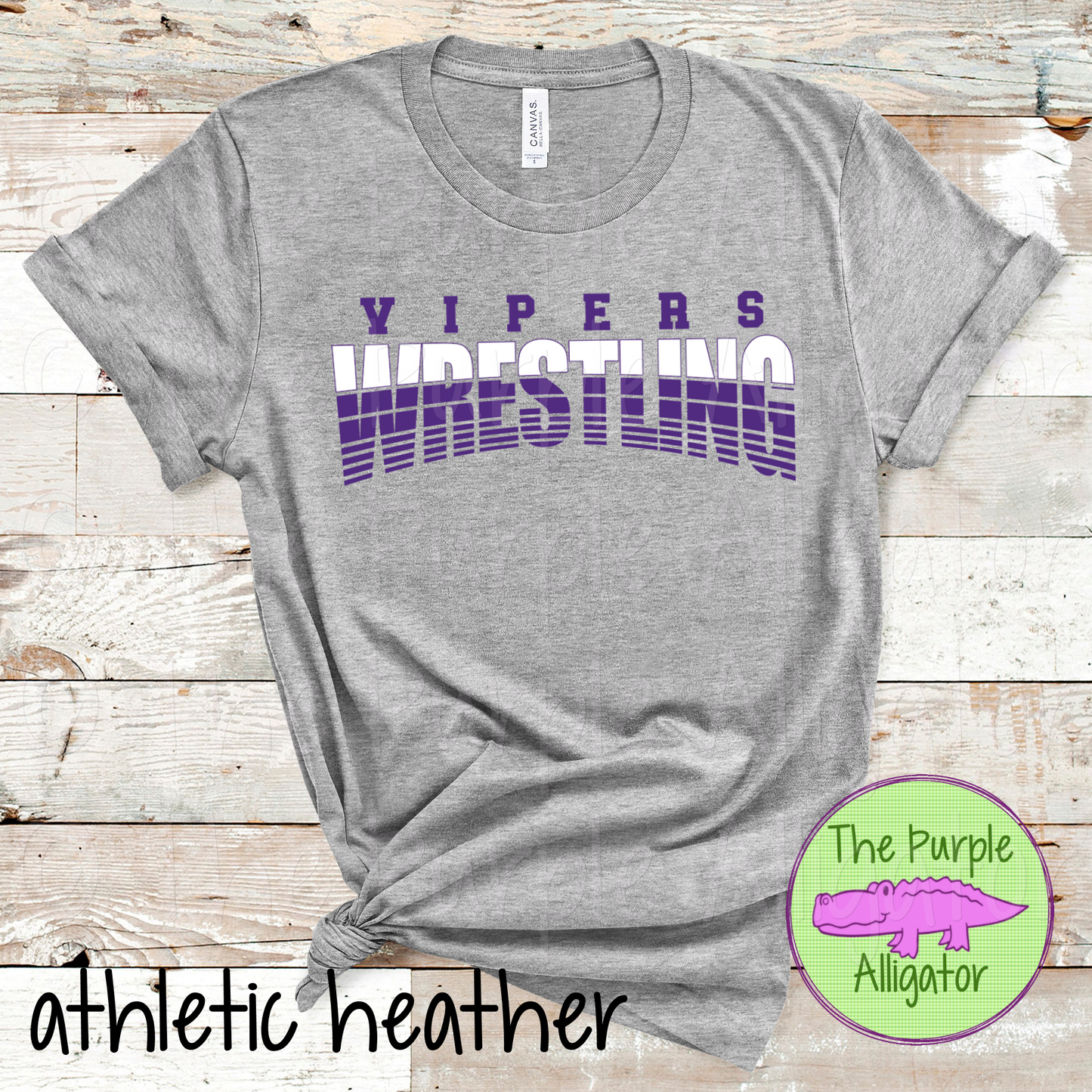 Vipers Wrestling SC2 Mascot School Spirit - CHOOSE YOUR DESIGN COLORS (d2f TPA)