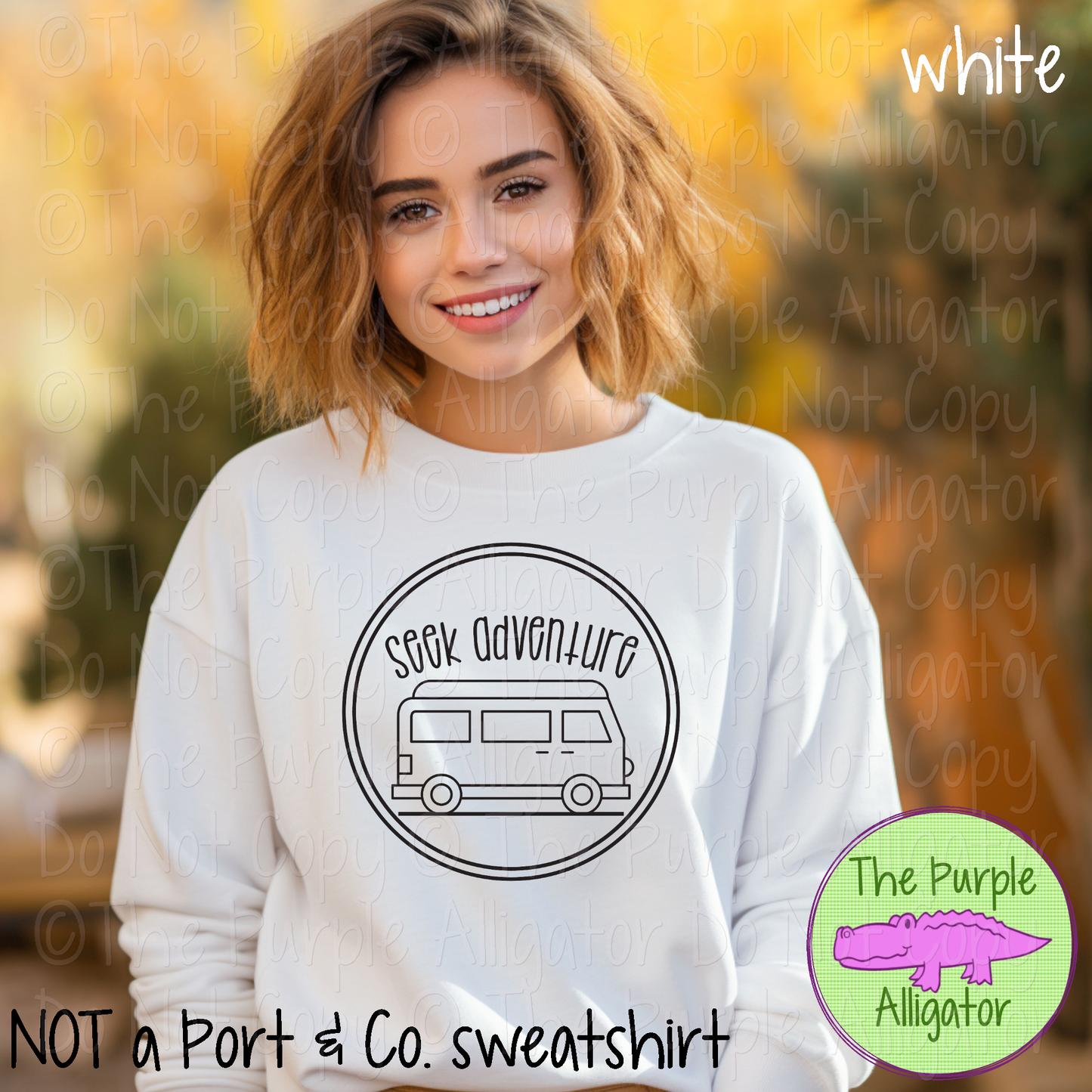 Seek Adventure - Minimalist Camping Van Tee 0918 DD