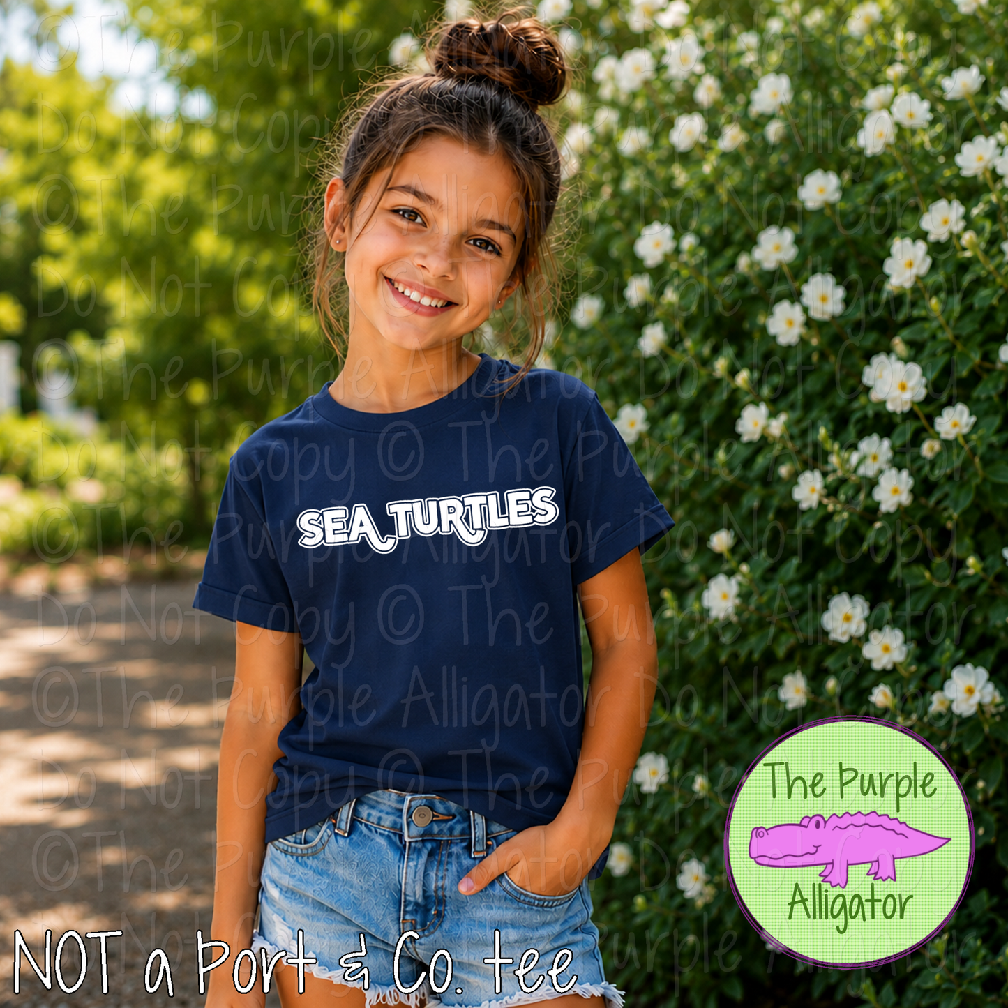 Sea Turtles Softline Bold – Custom School Spirit Wear Mascot Apparel 0824 TPA