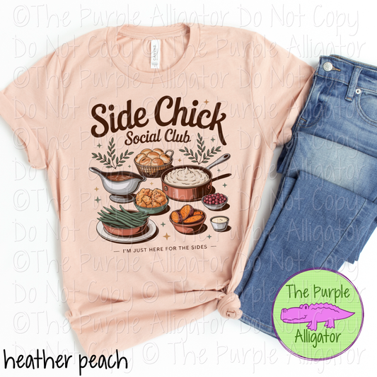 Side Chick Social Club – Thanksgiving Food Humor Design 0725 (d2f CC)