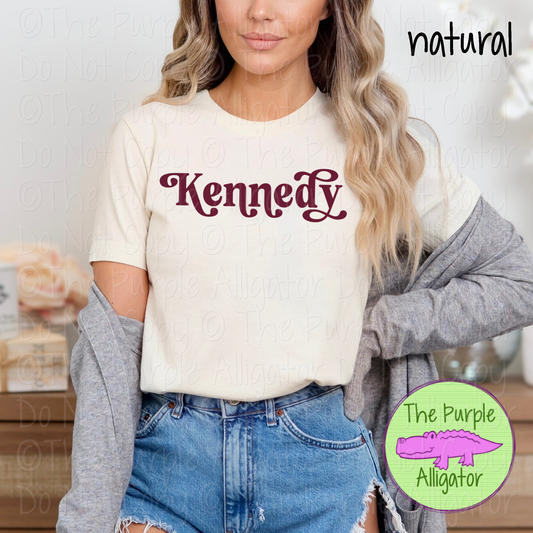 Kennedy Sideline Momentum – The Signature Series | Retro Spirit Design - CHOOSE YOUR TEXT COLOR - 1025 (d2f TPA)