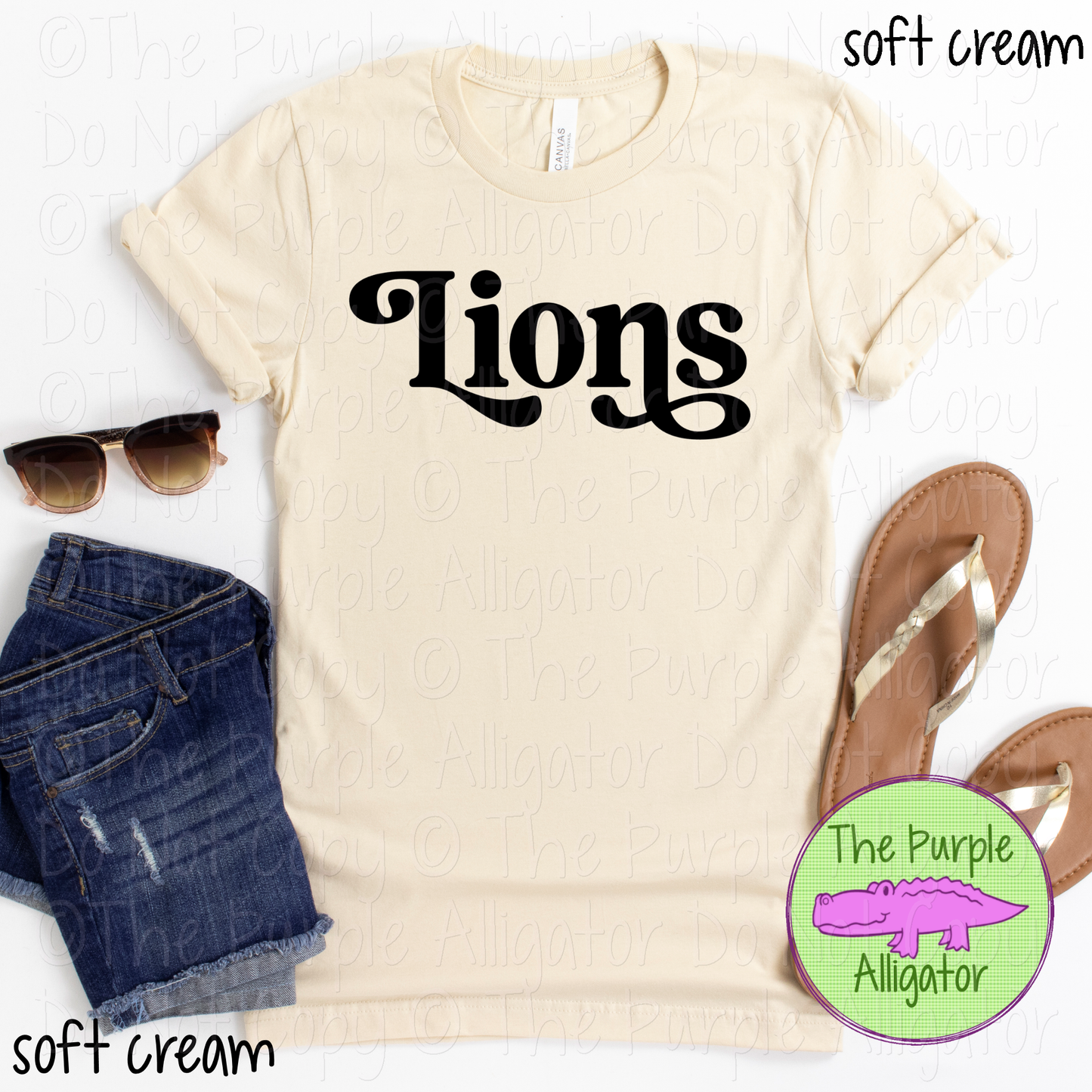 Lions Sideline Momentum – The Signature Series | Retro Spirit Design - CHOOSE YOUR TEXT COLOR - 1025 (d2f TPA)