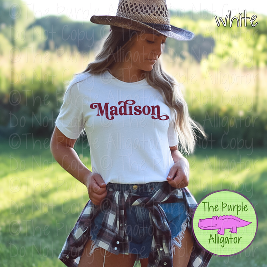 Madison Sideline Momentum – The Signature Series | Retro Spirit Design - CHOOSE YOUR TEXT COLOR - 1025 (d2f TPA)