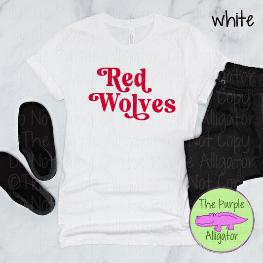 Red Wolves Sideline Momentum – The Signature Series | Retro Spirit Design - CHOOSE YOUR TEXT COLOR - 1025 (d2f TPA)