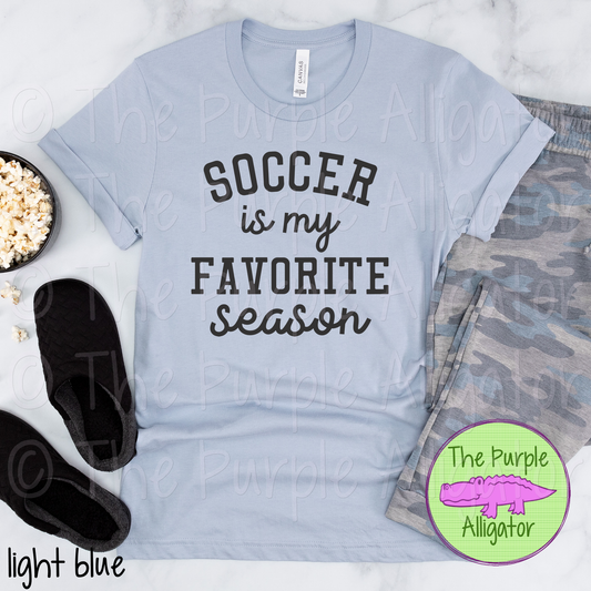Soccer is my Favorite Season - black (d2f TPA)