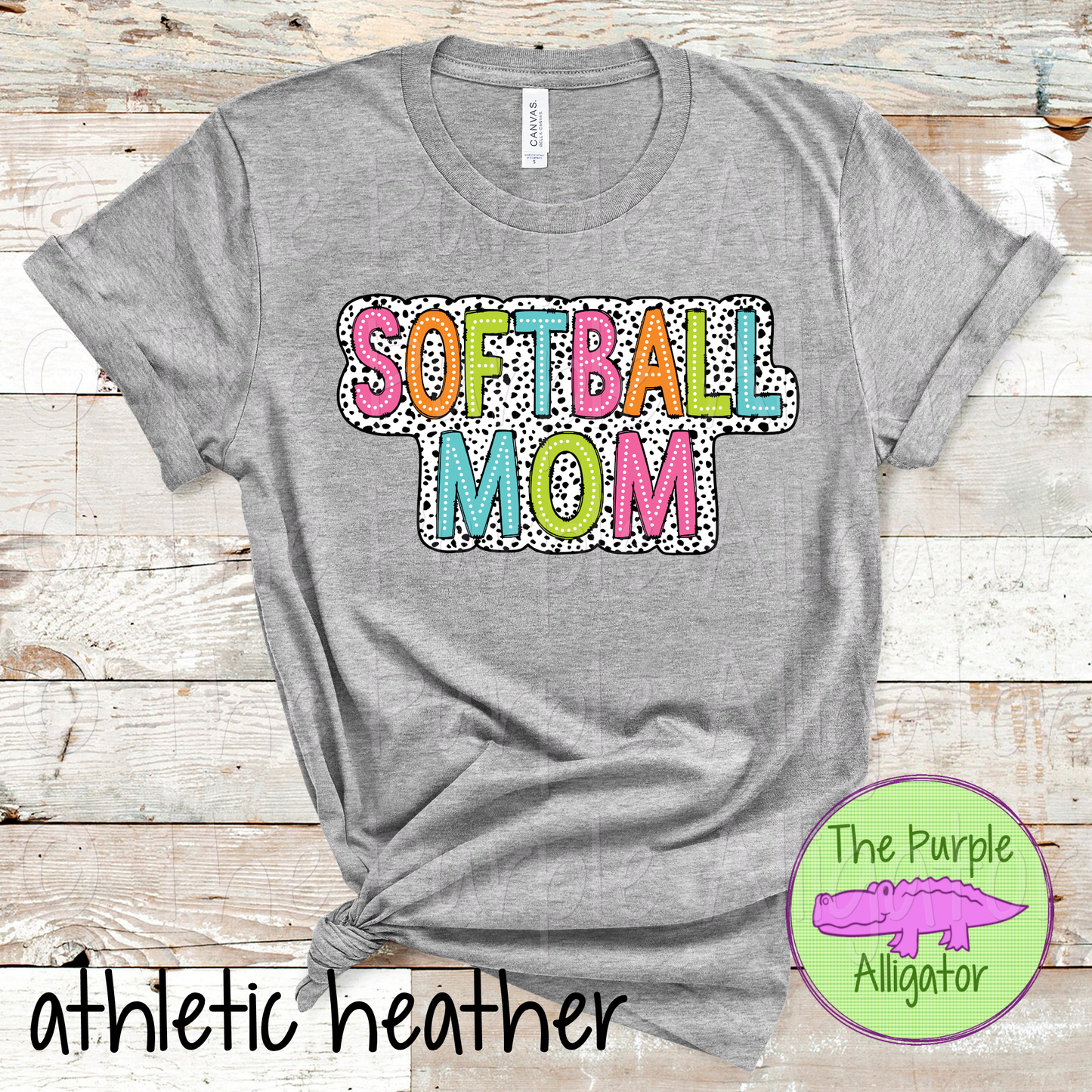 Softball Mom Dalmatian Dots 0724 (d2f TBA-DF-CF)