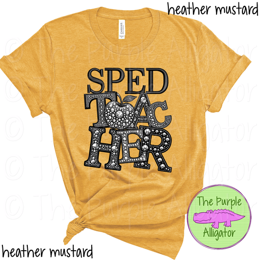 SPED Teacher Faux Rhinestones (d2f TED)