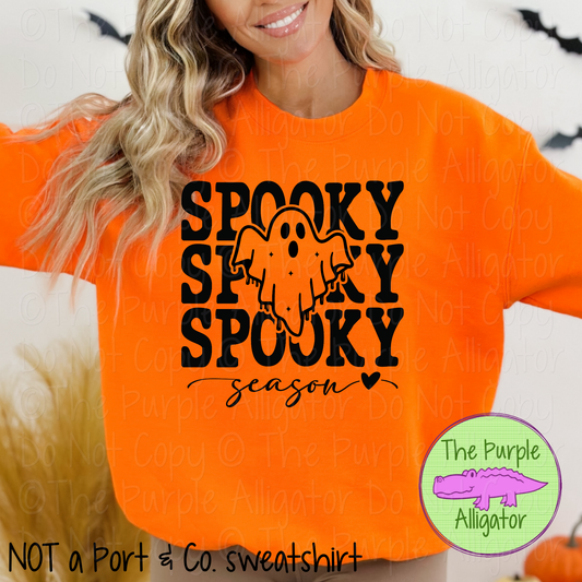 Spooky Season Stacked Ghost | Trendy Halloween Design 0725 (d2f CI)