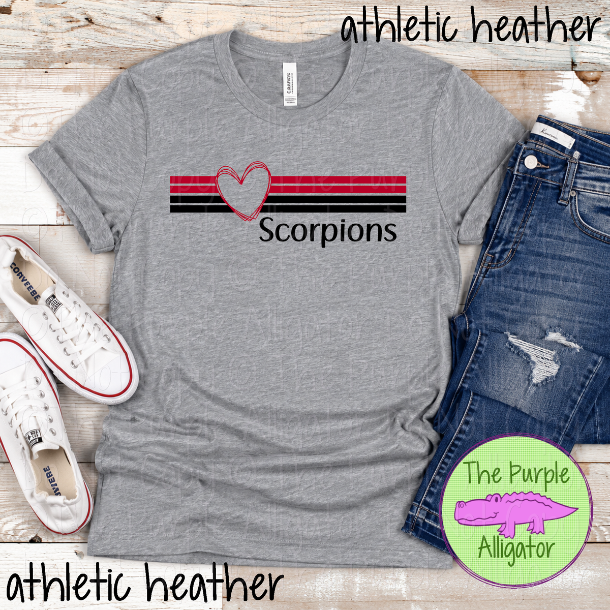 Scorpions Heartline – Custom Spirit Wear Mascot Apparel 0926 TPA