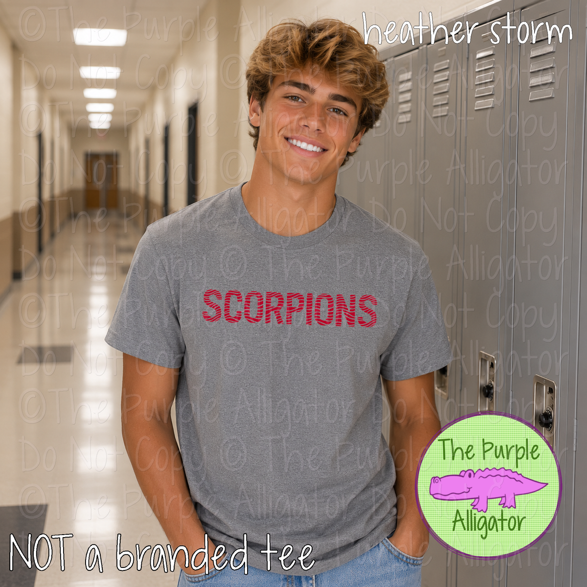 Scorpions Ripple Effect – Custom School & Mascot Spirit Wear 1026 TPA