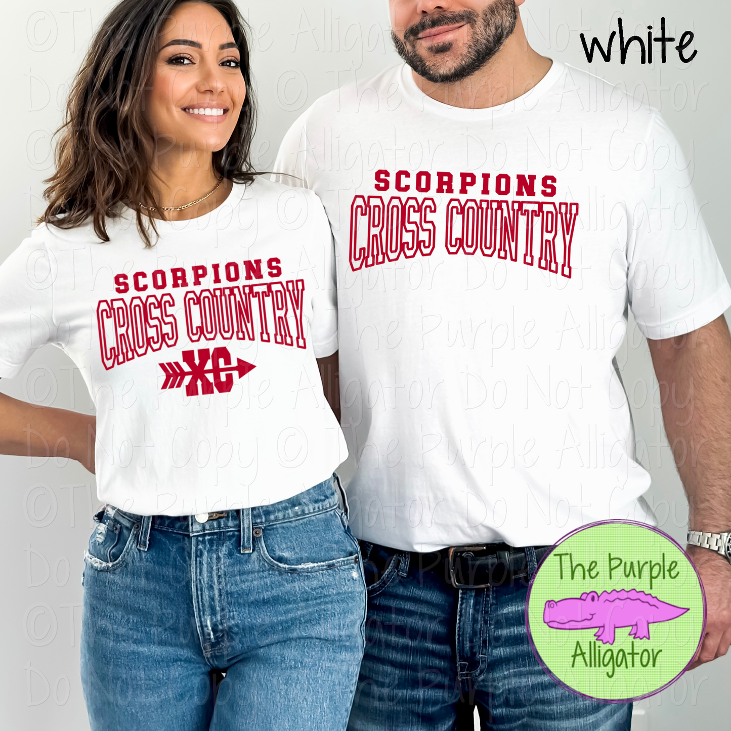 Scorpions Cross Country 1 - Custom Cross Country Spirit Wear Mascot Apparel 0626 TPA