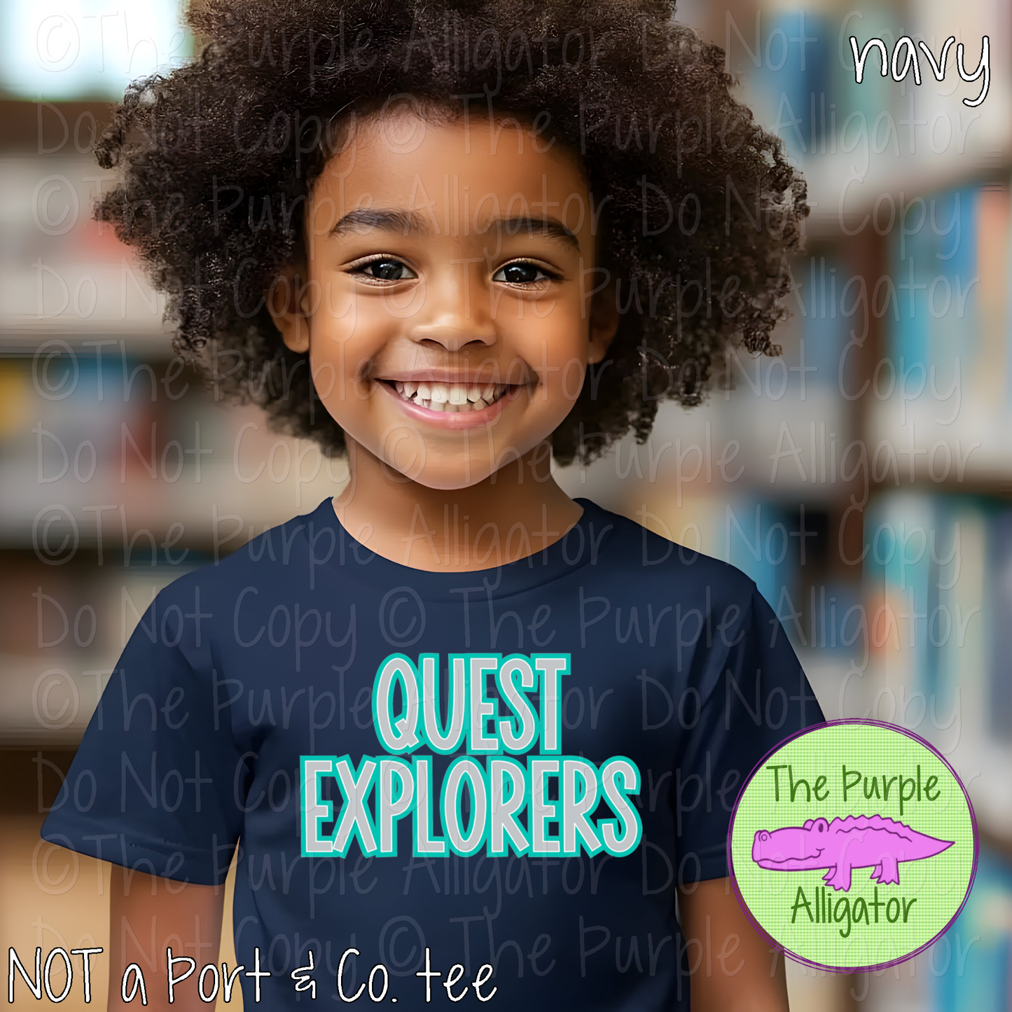 Quest Explorers School Stack – Custom Elementary School Spirit Wear School Apparel 0726 TPA