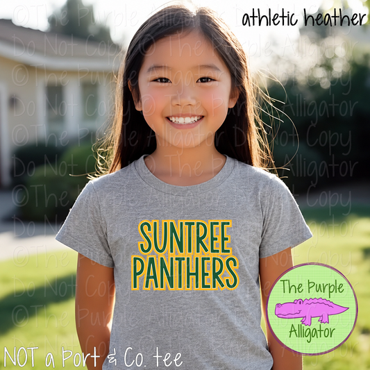 Suntree Panthers School Stack – Custom Elementary School Spirit Wear School Apparel 0726 TPA