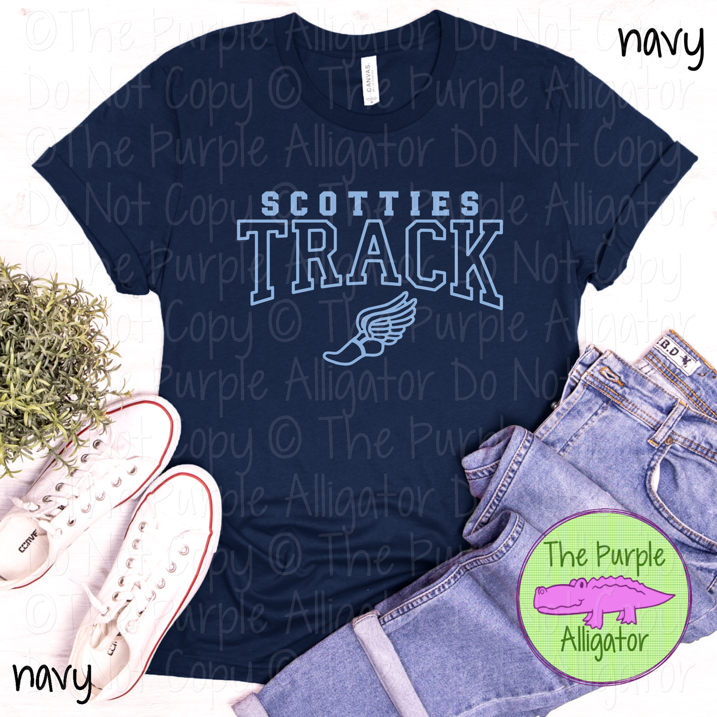 Scotties Track 9 - Custom Track Team Spirit Wear Mascot Apparel 0724 TPA