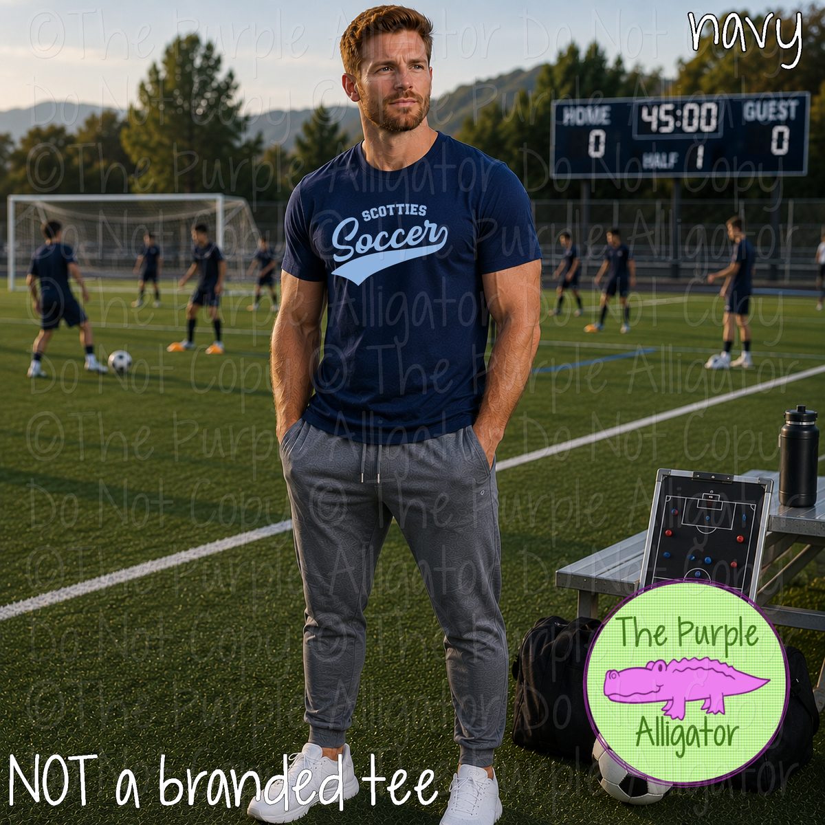Scotties Soccer 39 – Classic Swash Custom Soccer Spirit Wear Mascot Apparel 1026 TPA