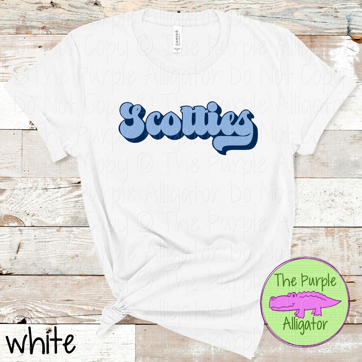 Scotties Throwback – Custom School & Mascot Spirit Wear Apparel 0826 TPA