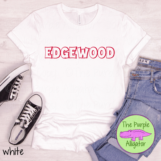 Edgewood Streetline Trace – The Outline Series | Comic Style Spirit Design - CHOOSE YOUR TEXT COLOR - 1025 (d2f TPA)