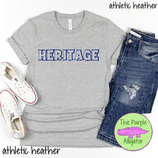 Heritage Streetline Trace – The Outline Series | Comic Style Spirit Design - CHOOSE YOUR TEXT COLOR - 1025 (d2f TPA)