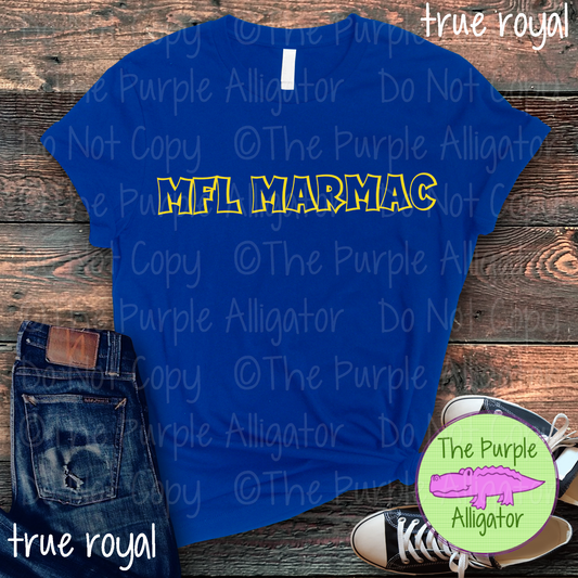 MFL MarMac Streetline Trace – The Outline Series | Comic Style Spirit Design - CHOOSE YOUR TEXT COLOR - 1025 (d2f TPA)